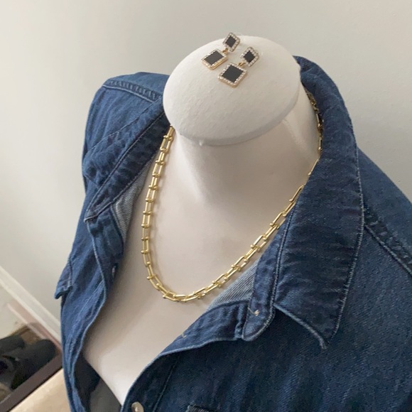 denim button-down - Picture 2 of 6